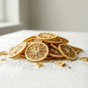 gedroogde citroenschijven