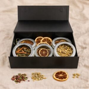 vitaliteit geschenkset gedroogd fruit & thee